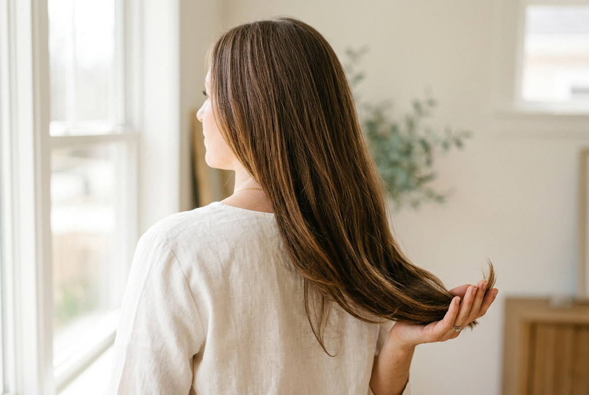 Cheveux lisses ternes : comment apporter de la brillance sans effet gras ?