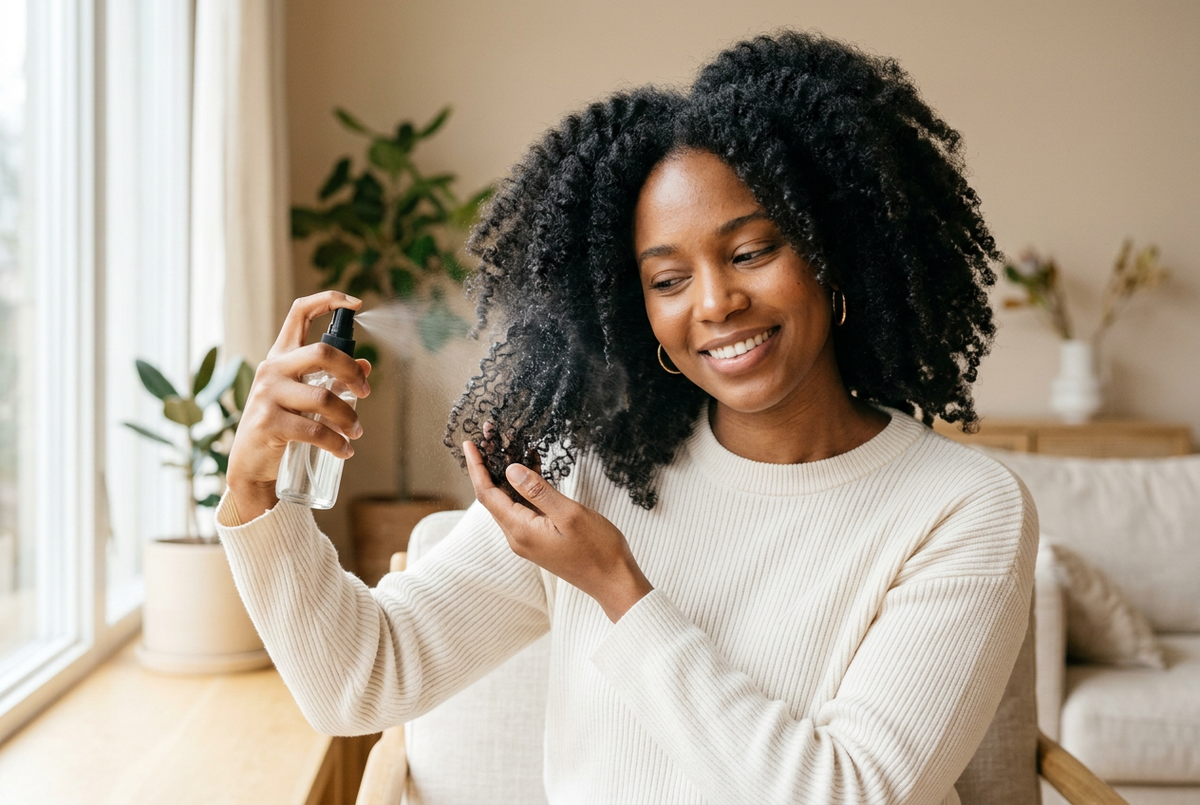Comment hydrater les cheveux crépus sans les alourdir ? — illustration de l’article