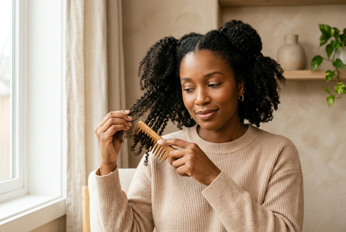 Comment démêler les cheveux crépus sans les casser ? — illustration de l’article