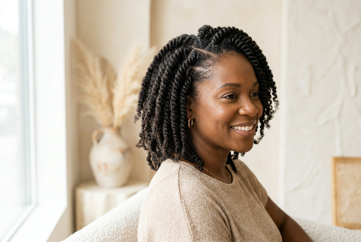Quelles coiffures protectrices choisir pour les cheveux crépus ? — illustration de l’article