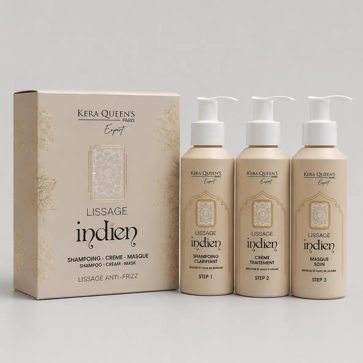 LISSAGE INDIEN ANTI-FRIZZ 3x150ml — visuel du produit 1