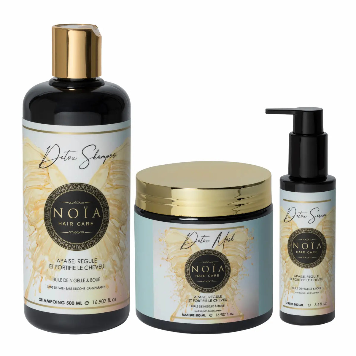 Routine Capillaire GAMME DETOX – Pack Trio | Noia Hair — visuel du produit 1