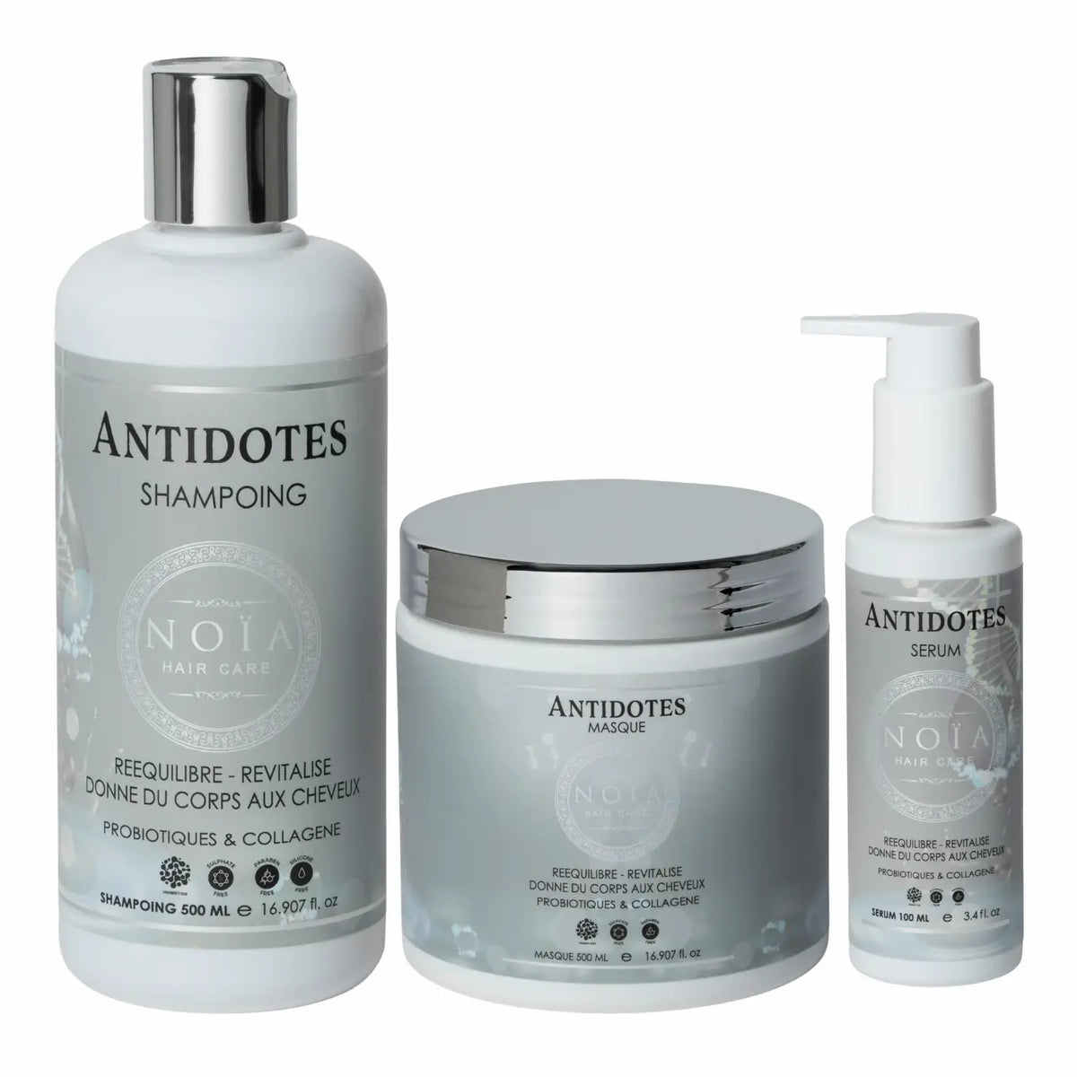 Routine Capillaire aux Probiotiques & Collagène – Antidotes | Noia Hair — visuel du produit 1
