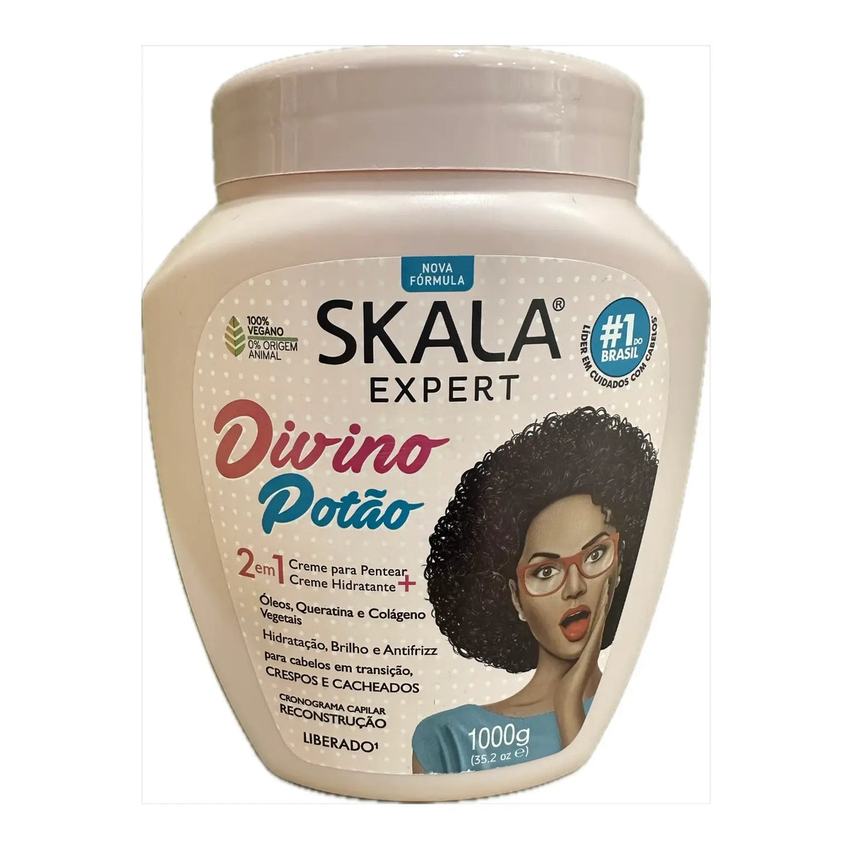 Skala Expert Divino Potão – Crème & Après-Shampoing 2 en 1, 1 kg