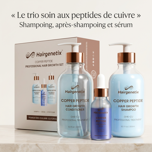 Présentation premium du coffret aux peptides de cuivre